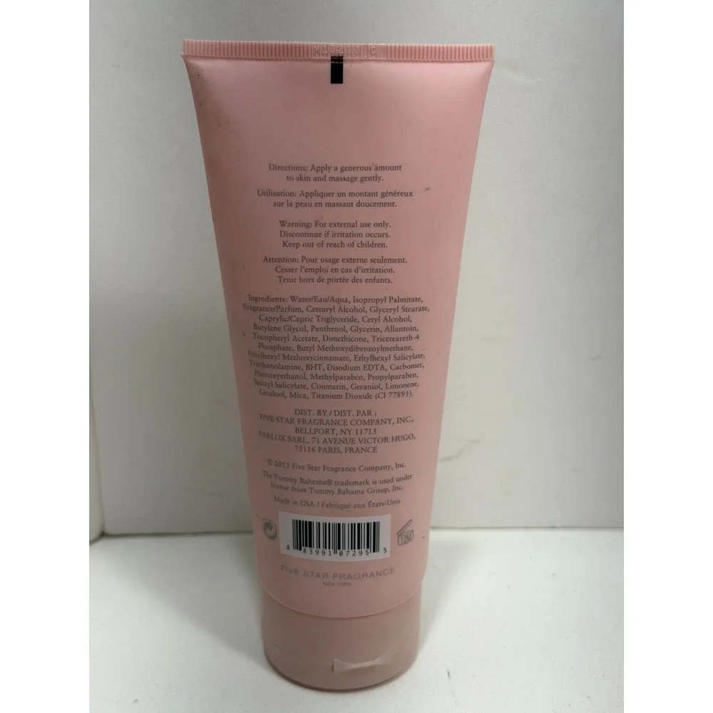 Tommy Bahama For Her Luminous Body Lotion 6.7 oz Pink Tube Shimmer Glow 80-85%